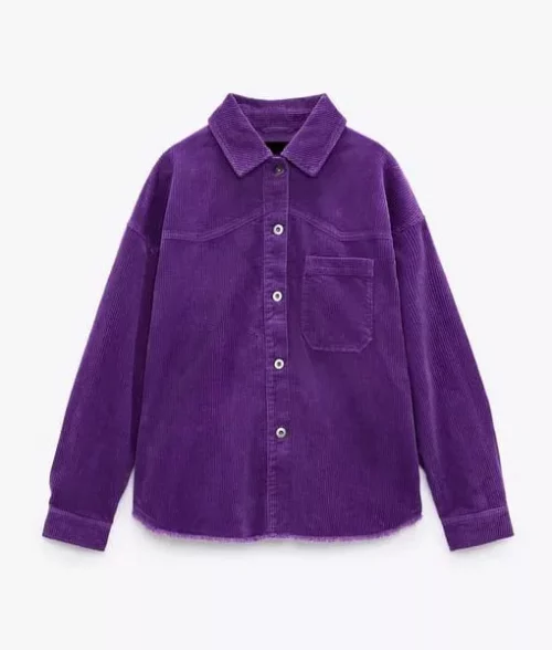 Kamala Khan Purple Corduroy Jacket