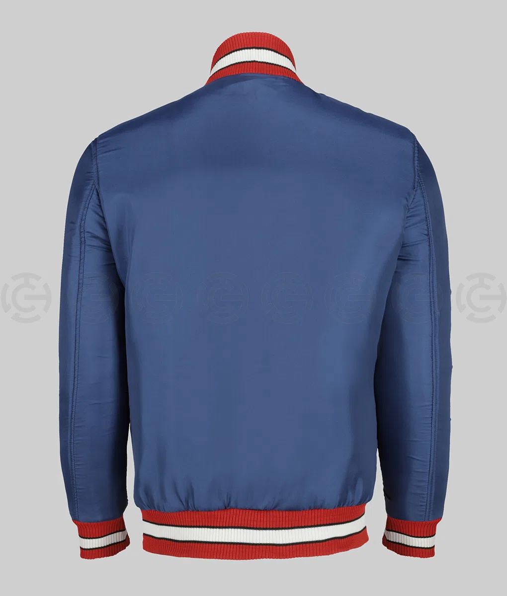 Men's Blue Bomber Jacket