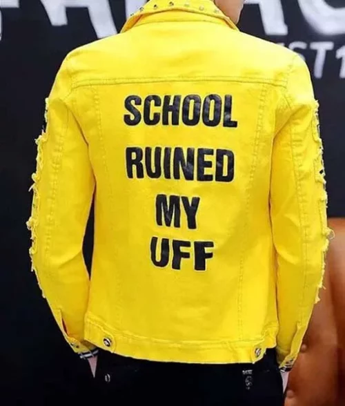 School Ruined My Uff Yellow Jacket