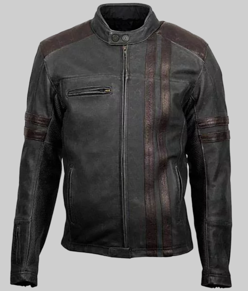 Sport and Street Striped Jacket-FrontView