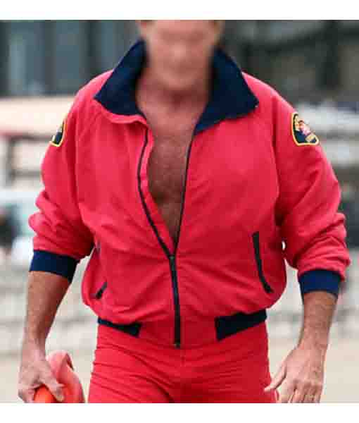 Baywatch Lifeguard Potential David Hasselhoff Red Jacket TLC
