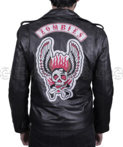 Post Malone (Goodbyes Song) Zombies Vintage Biker Leather Jacket