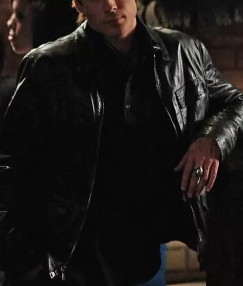 The Vampire Diaries Damon Salvatore Leather Jacket