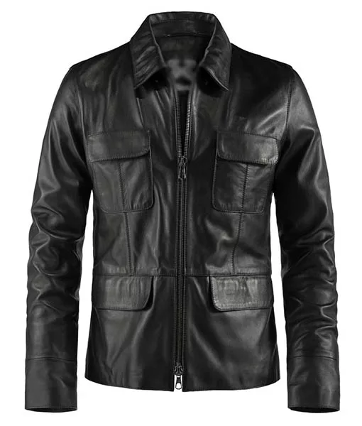 The Vampire Diaries Damon Salvatore Leather Jacket