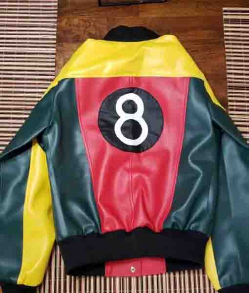 Women&rsquo;s 8 Ball Pool Leather Jacket