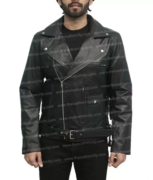 Terminator 2 Arnold Leather Jacket