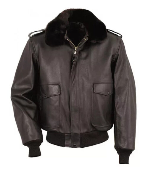 Kurt Russell the Thing Jacket - RJ Macready Jacket | Men's Leather Jacket - Front View