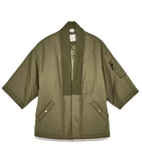Men’s Kimono Olive Green Jacket
