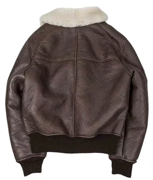 Men’s B-26 Aviator Flight Brown Leather Jacket