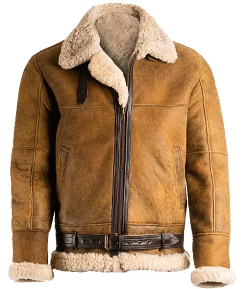 Men’s B3 Aviator Brown Leather Jacket