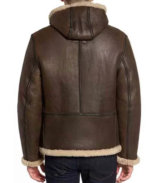 Men’s B6 Shearling Brown Leather Jacket