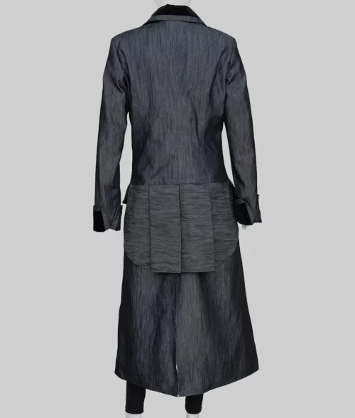 The Harder They Fall Regina King Coat - Back View