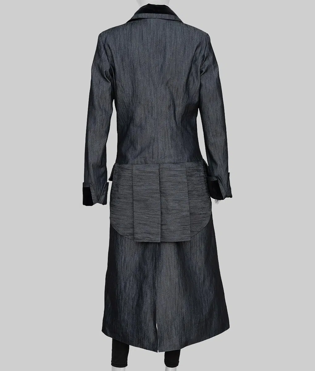 The Harder They Fall Regina King Coat - Back View
