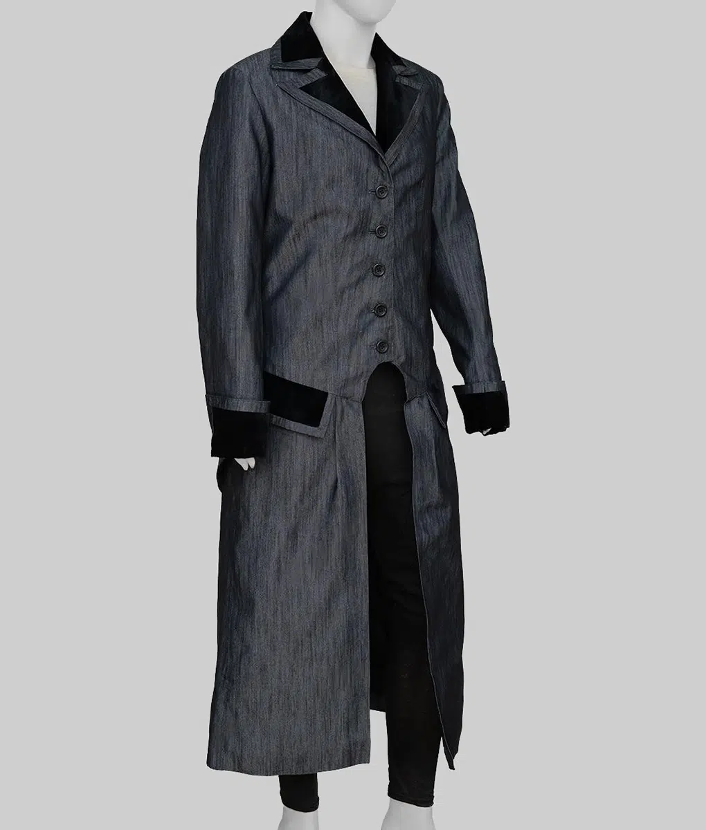 The Harder They Fall Regina King Coat - Front View