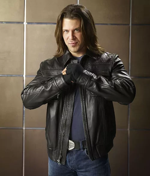 The Librarians Jake Stone Leather Jacket