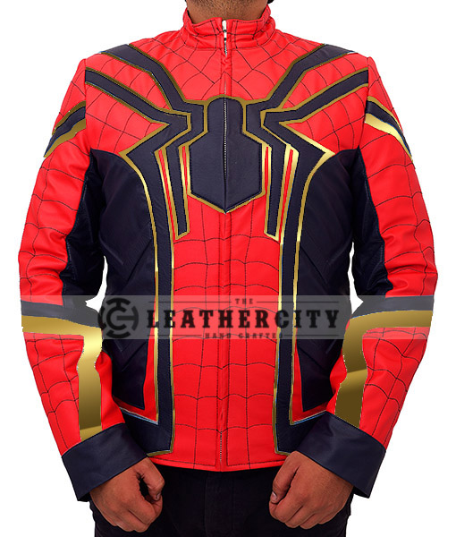 spider man leather jacket