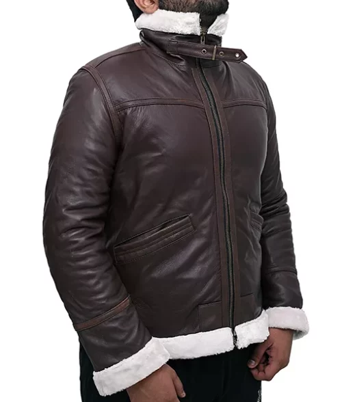 Classic Brown Aviator Jacket