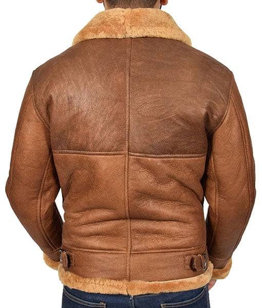Francis Tan Brown B3 Bomber Jacket