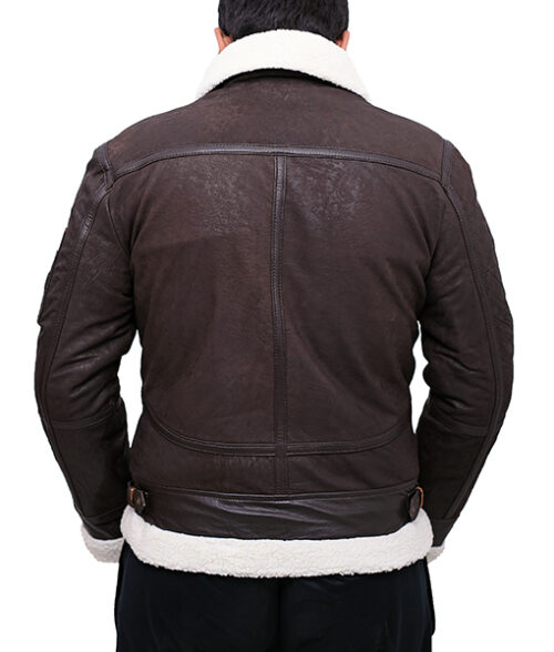 Mystic Brown Aviator Jacket