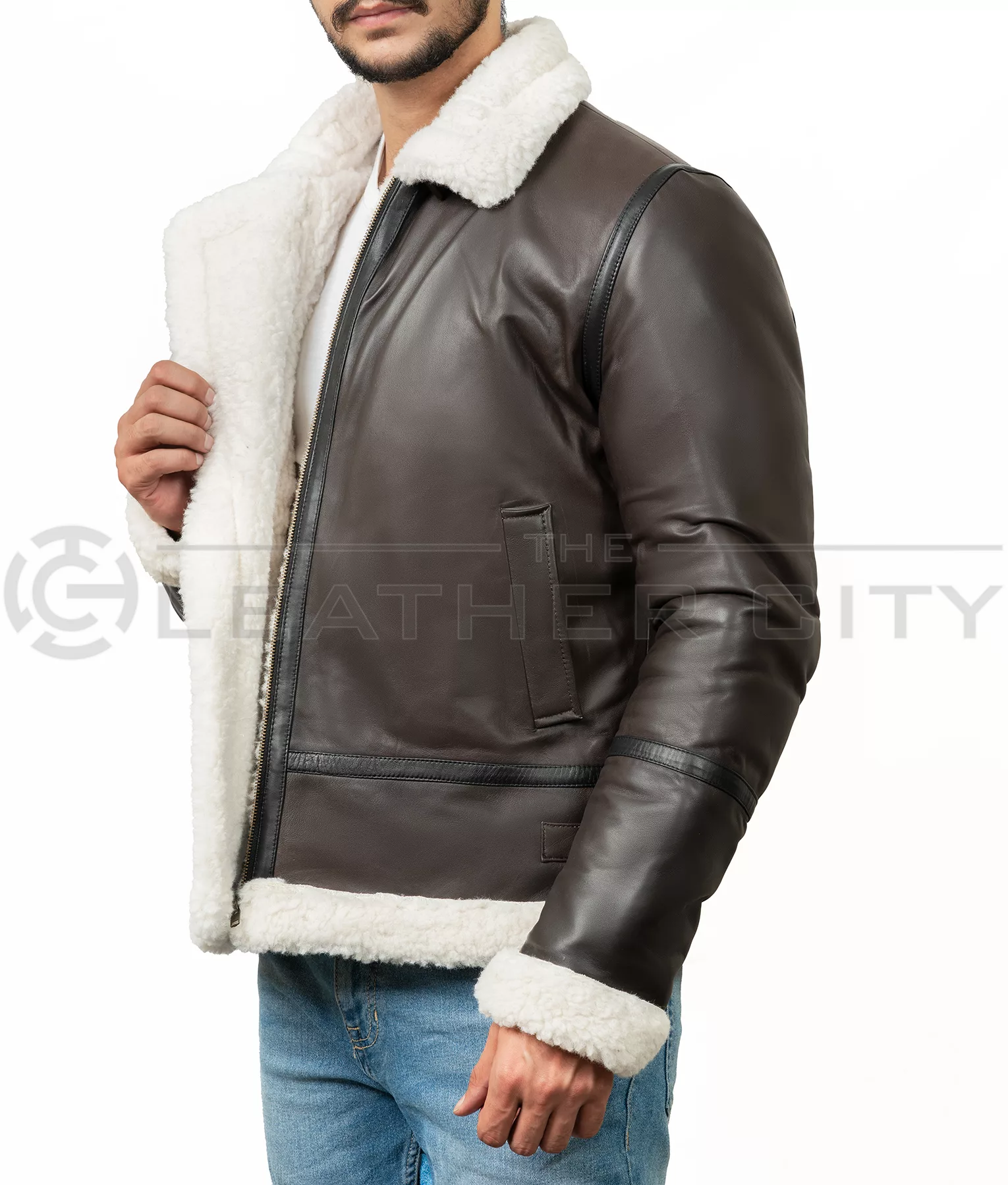 R.A.F Maximus Brown B3 Bomber Jacket