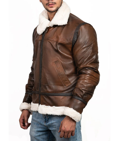 Rusty Brown B3 Bomber Jacket