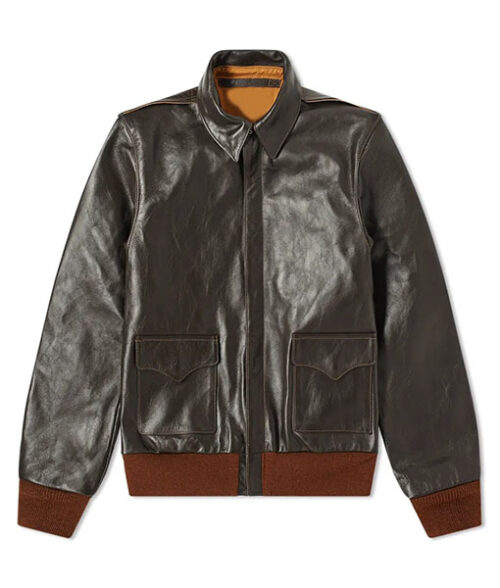Vintage Style Military Brown A-2 Flight Jacket