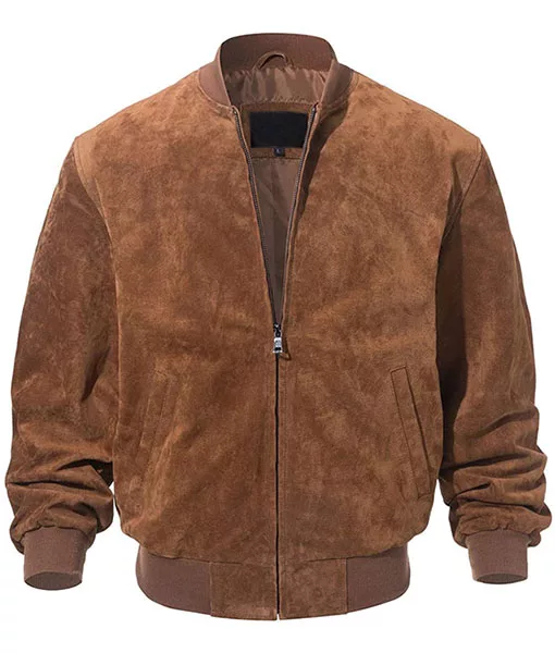 Adam Suede Bomber Jacket