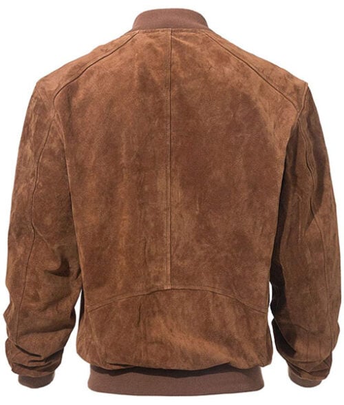 Adam Suede Bomber Jacket