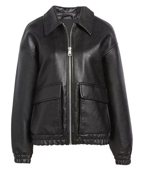 Aida Black A-2 Bomber Jacket