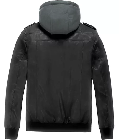 Clark Bomber Jacket With Removable Hood