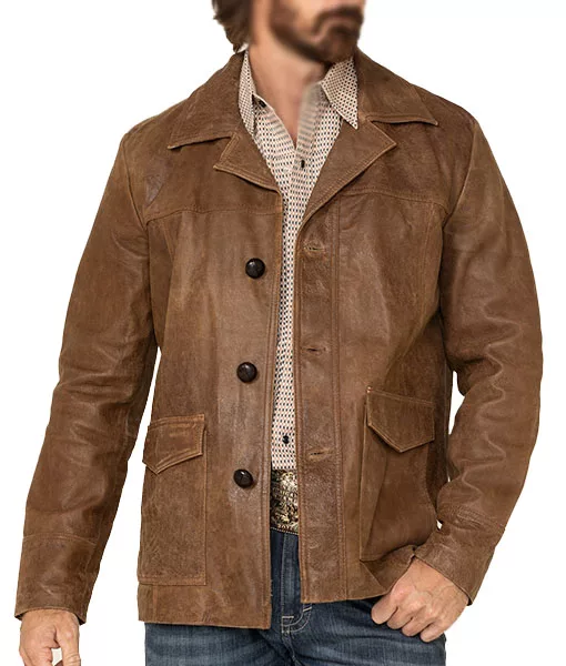 Major Cowboy Brown Leather Jacket