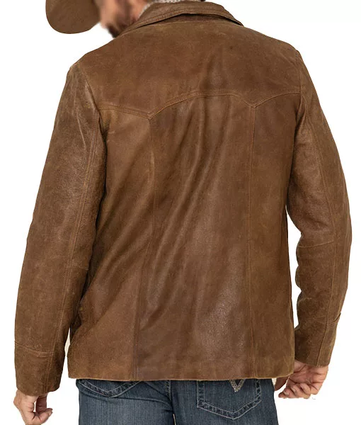 Major Cowboy Brown Leather Jacket