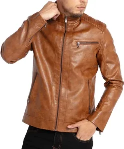 Marshall Brown Classic Leather Jacket