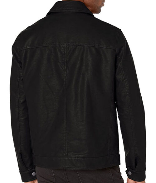 Mayer Classic Black Leather Jacket