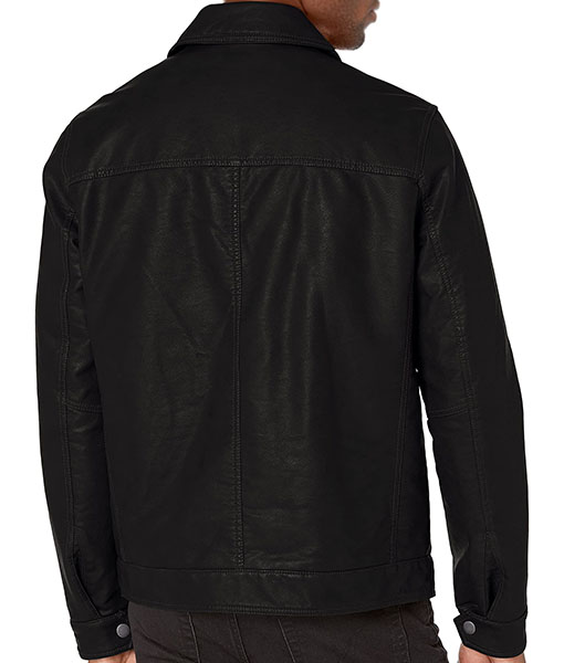 Mayer Classic Black Leather Jacket