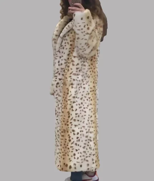 Beth White Fur Coat