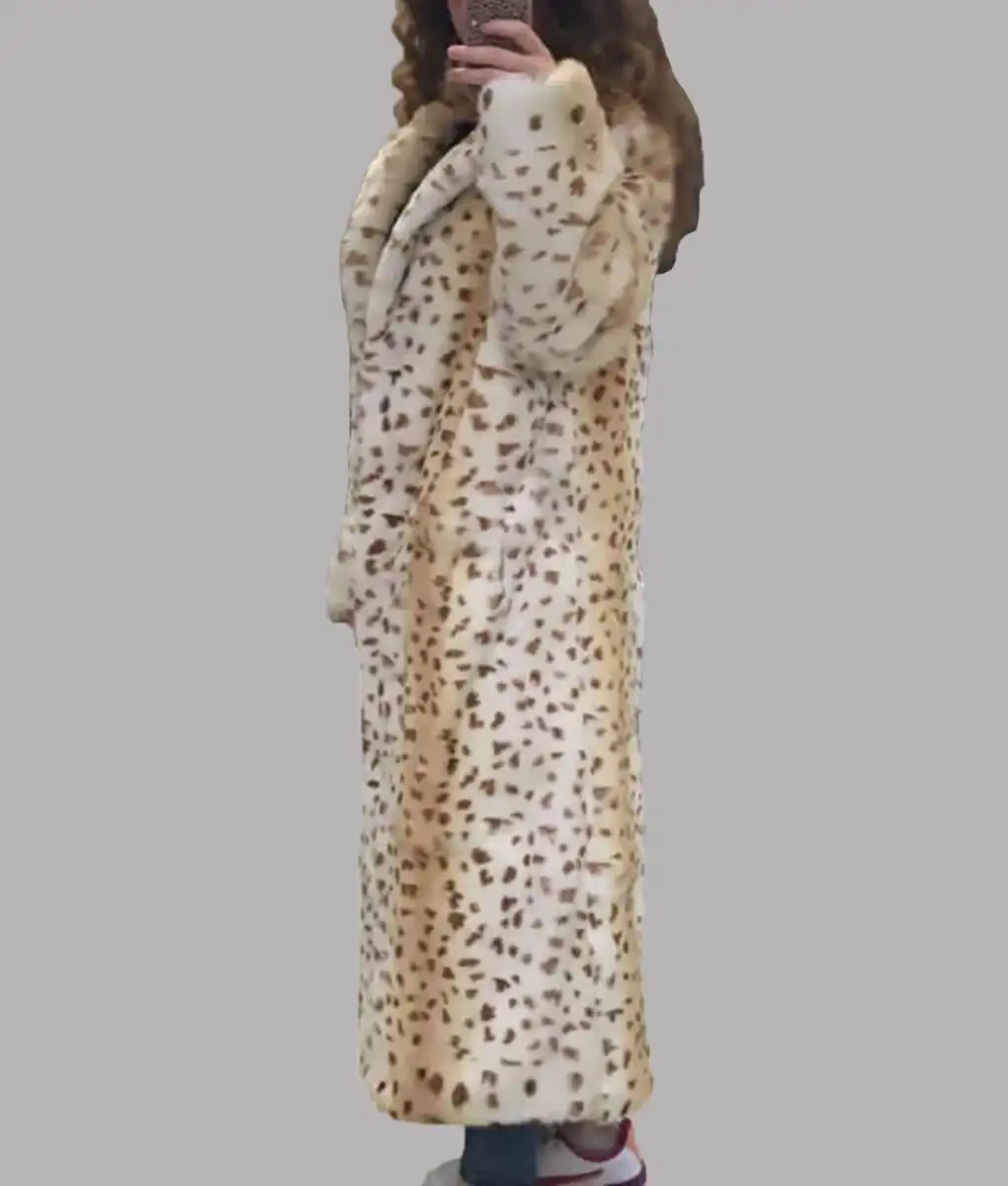 Beth White Fur Coat