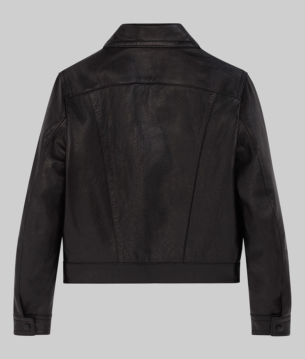 Power Book II Ghost S02 Tariq St Patrick Black Leather Jacket