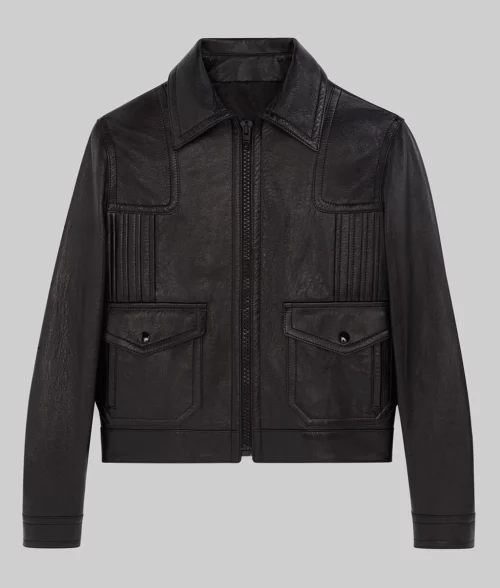Power Book II Ghost S02 Tariq St Patrick Black Leather Jacket