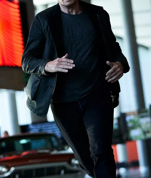 Travis Block Leather Jacket