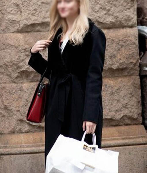 Inventing Anna 2022 Anna Delvey (Julia Garner) Black Coat | TLC