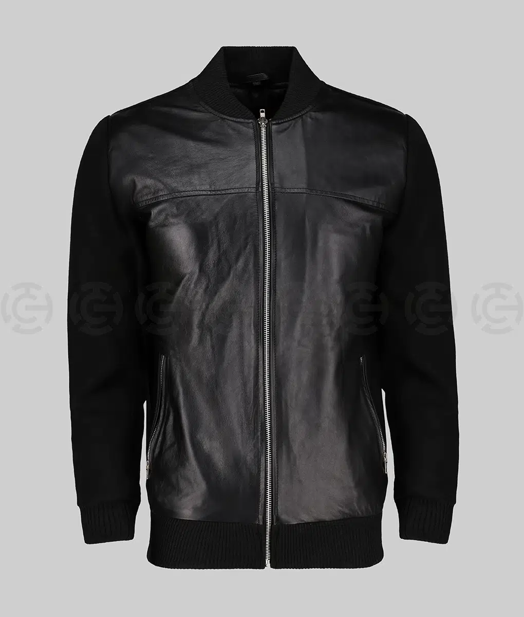 Super Bowl Show Dr. Dre Black Leather Jacket | TLC