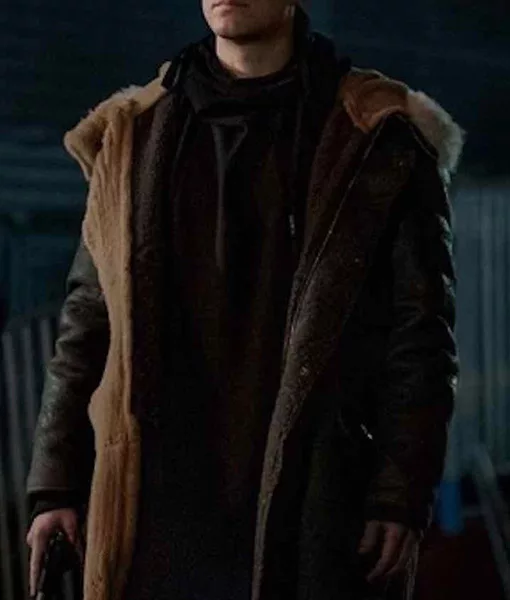 Power Book IV Force Tommy Egan Shearling Coat