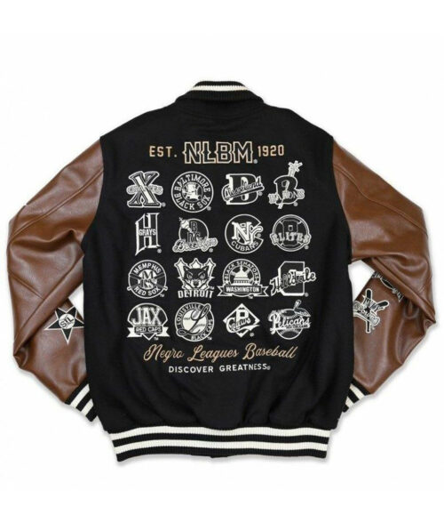 Men’s Baseball Black Varsity Jacket