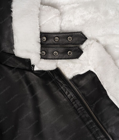 Men's R.A.F Black Hooded Jacket