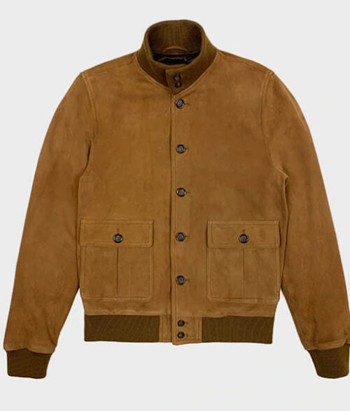 Nick Cage Brown Suede Jacket