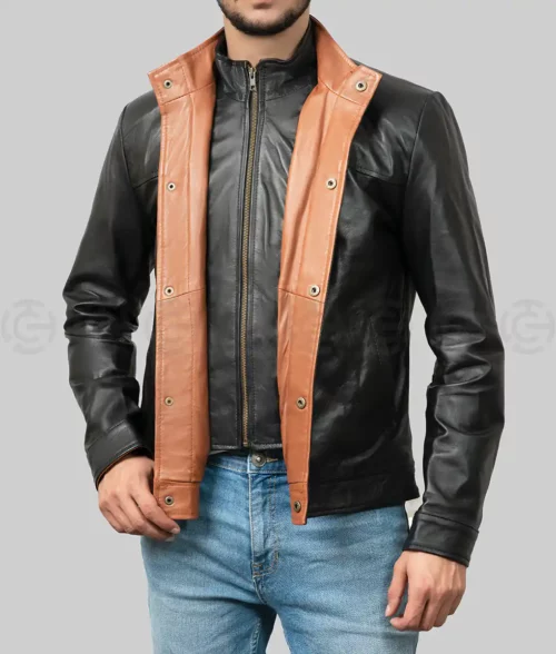 Paul Rich Black Aviator Jacket