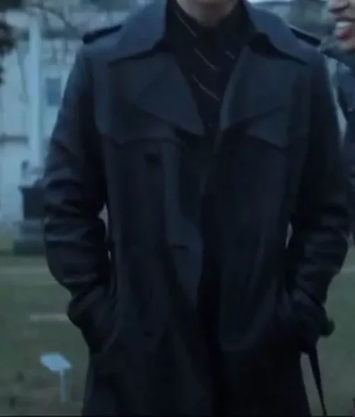 Power Book IV Force Vic Flynn Leather Coat