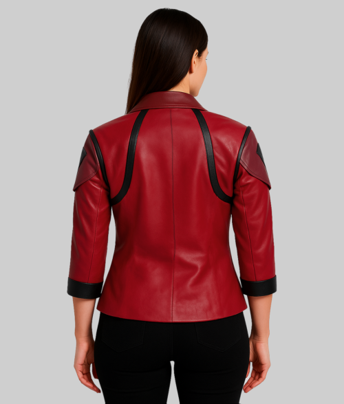 Arcane VI Violet Jacket-Back View