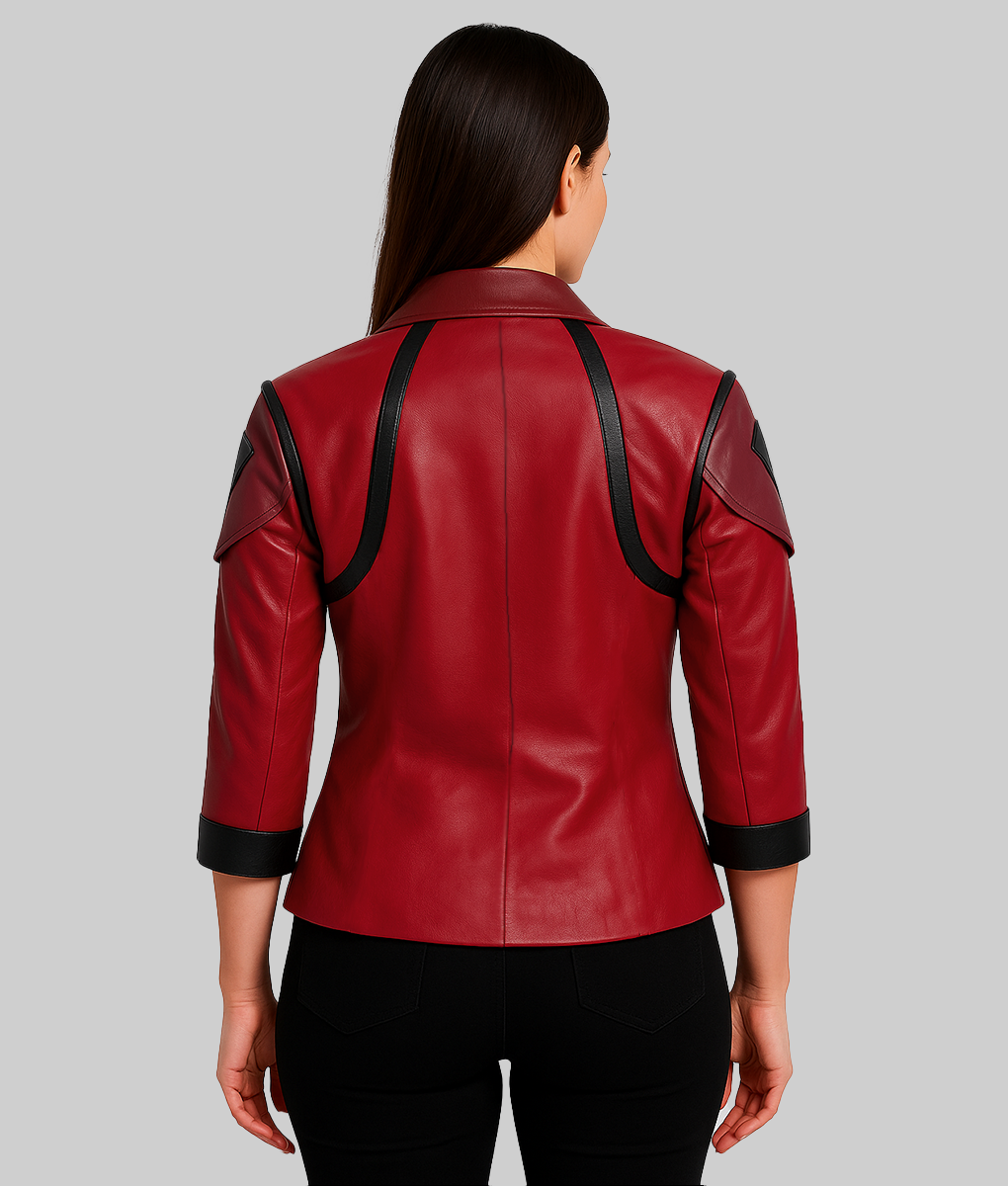 Arcane VI Violet Jacket-Back View